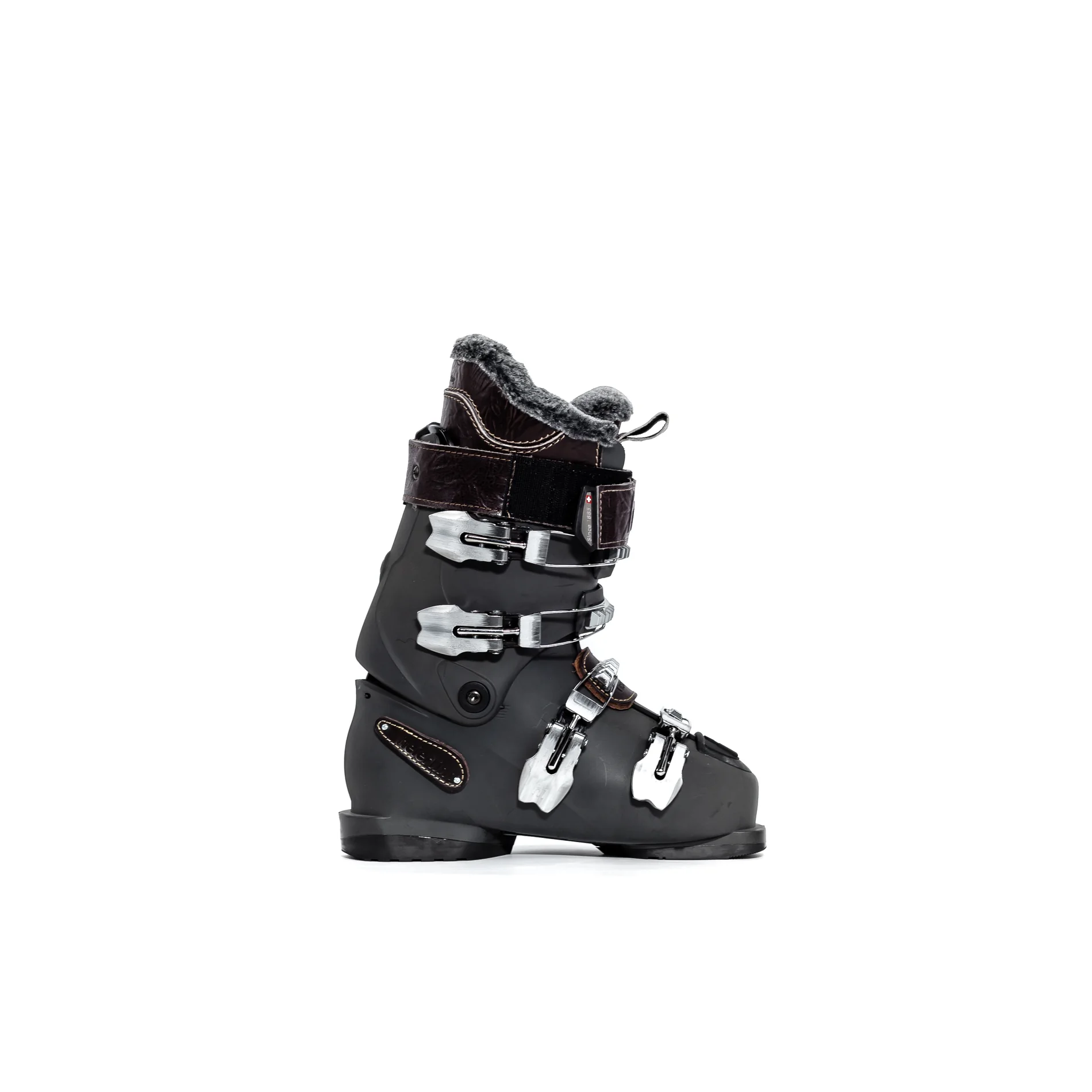 Crosson Ski boot photographed on a white background