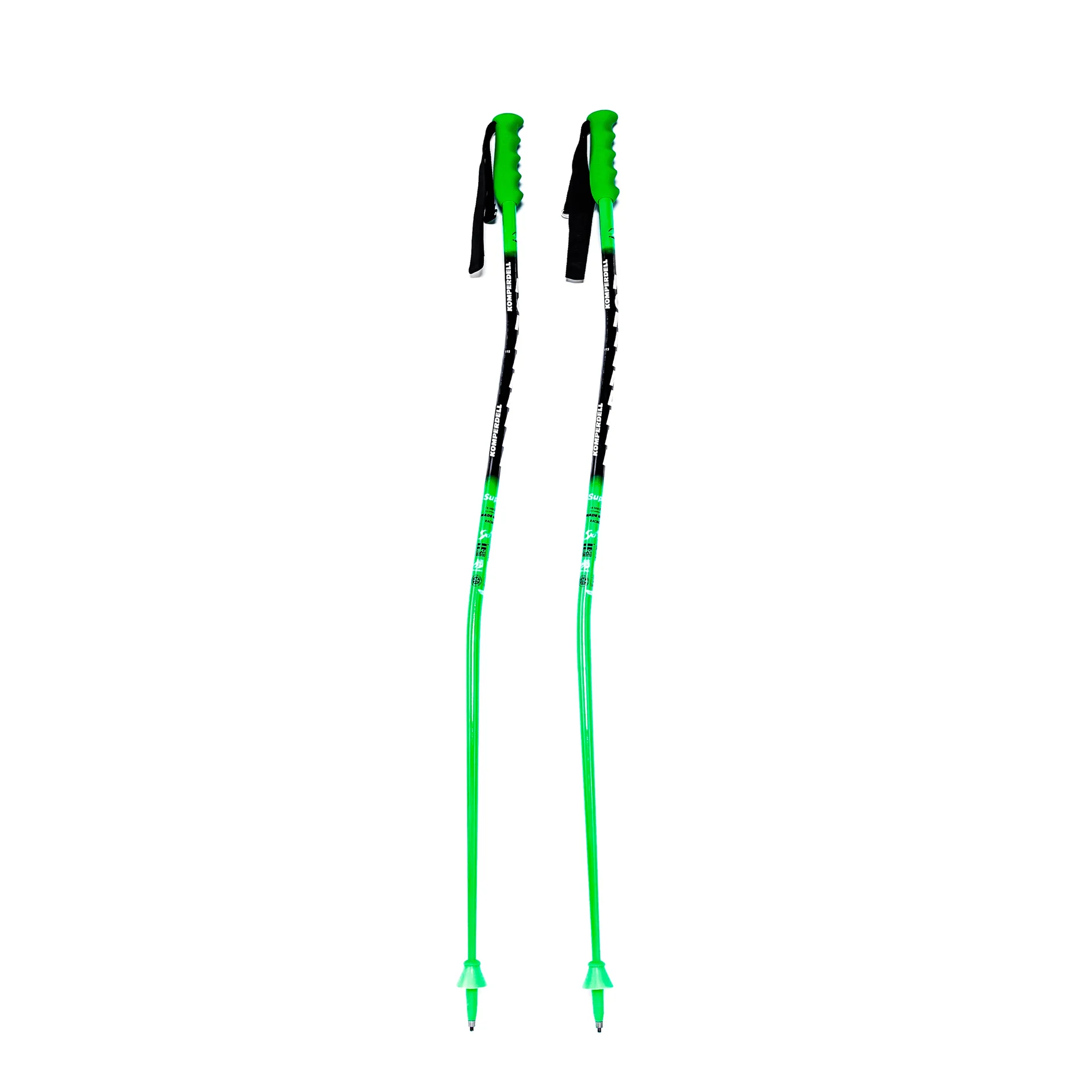 Pair of Crosson Ski poles photographed on white